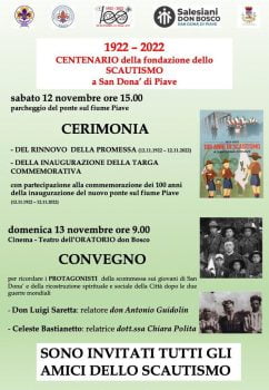 Due eventi nel centenario della fondazione dello Scautismo a San Donà