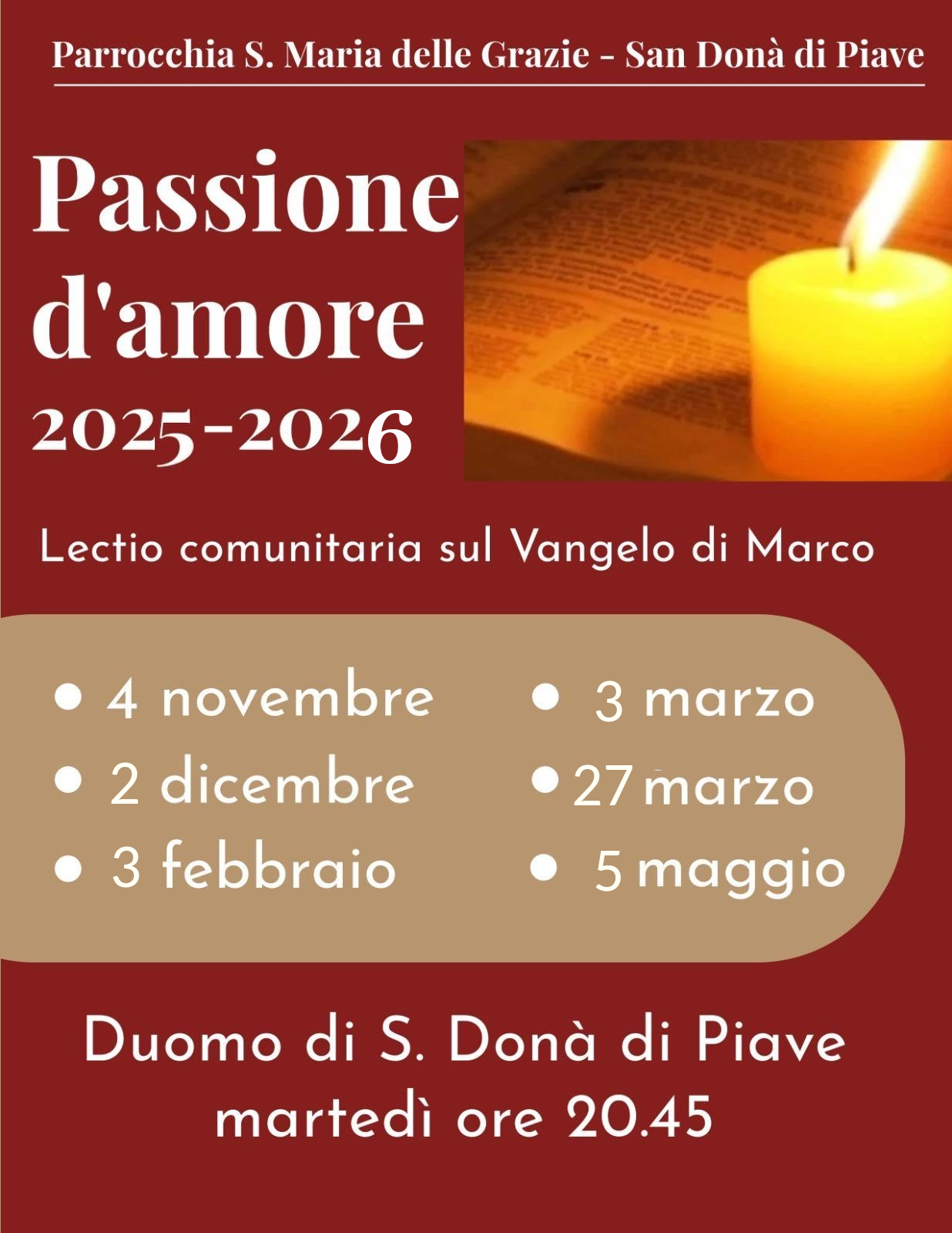 Lectio comunitaria 2 dicembre 2025
